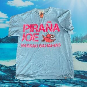 Pirana Joe Blue Graphic Tee